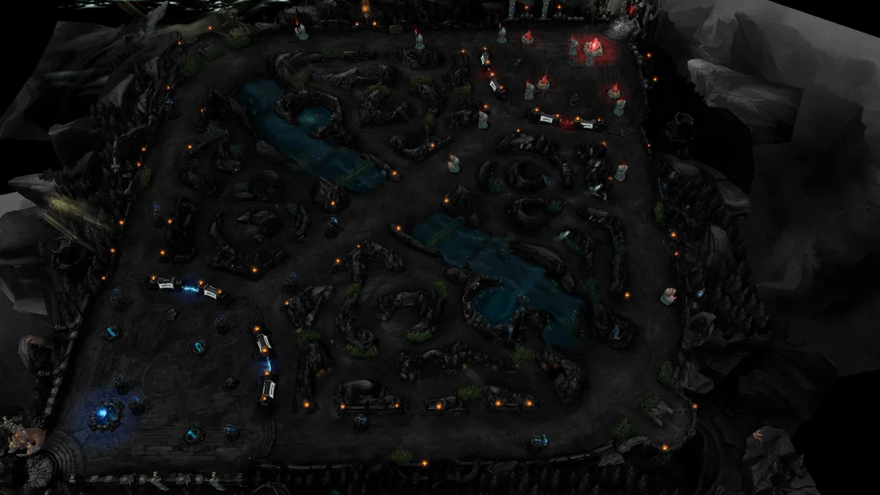 Dark Mode Summoner's Rift - Map Mod | Divine Skins