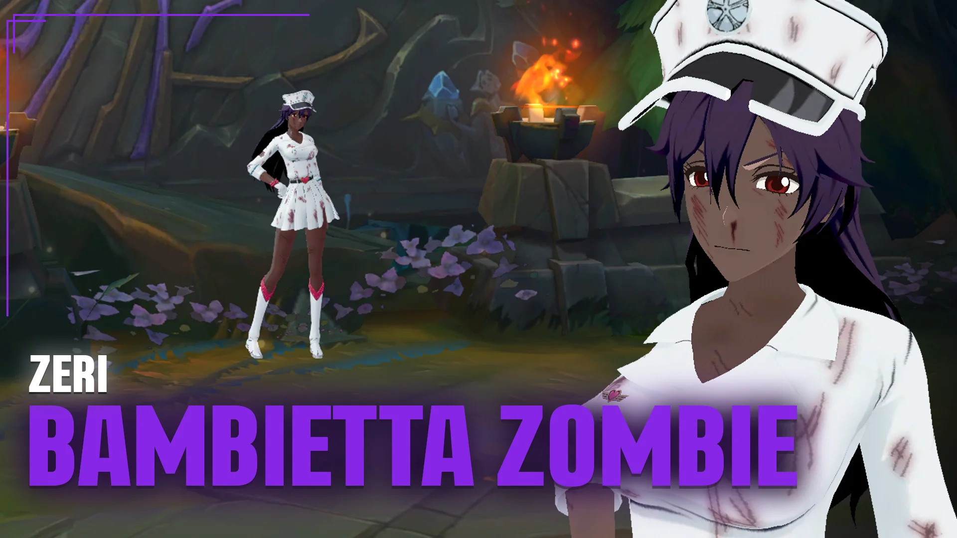 Zombie Bambietta Zeri - LoL custom skin | Divine Skins